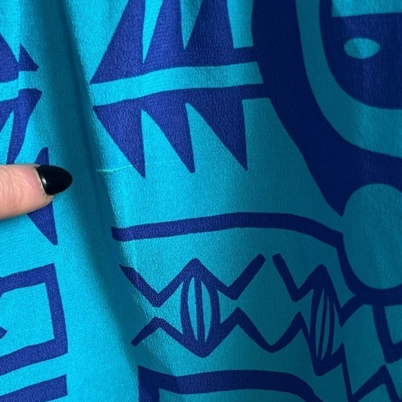 Amanda Uprichard Silk Peplum V Neck Ruffle Tank Top Blue Purple Small Pullover - Picture 6 of 10